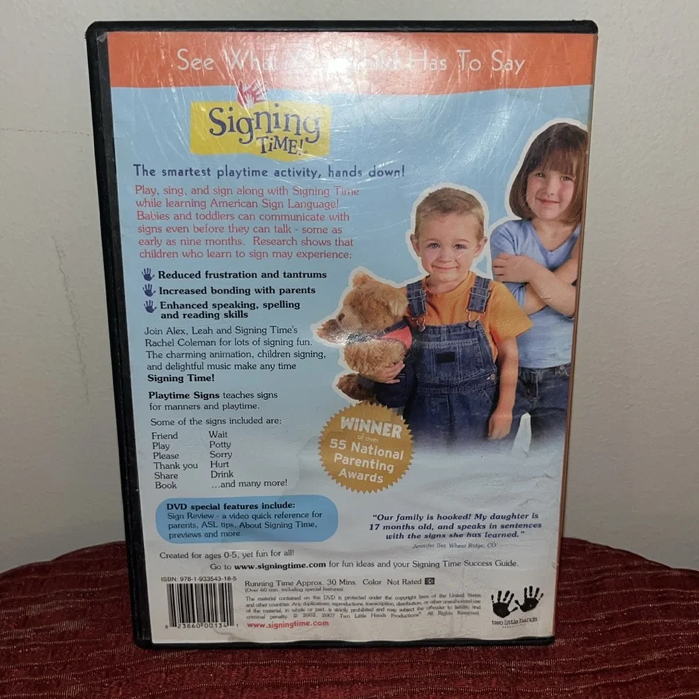 Signing Time - Sign Language Fun DVD GUC
